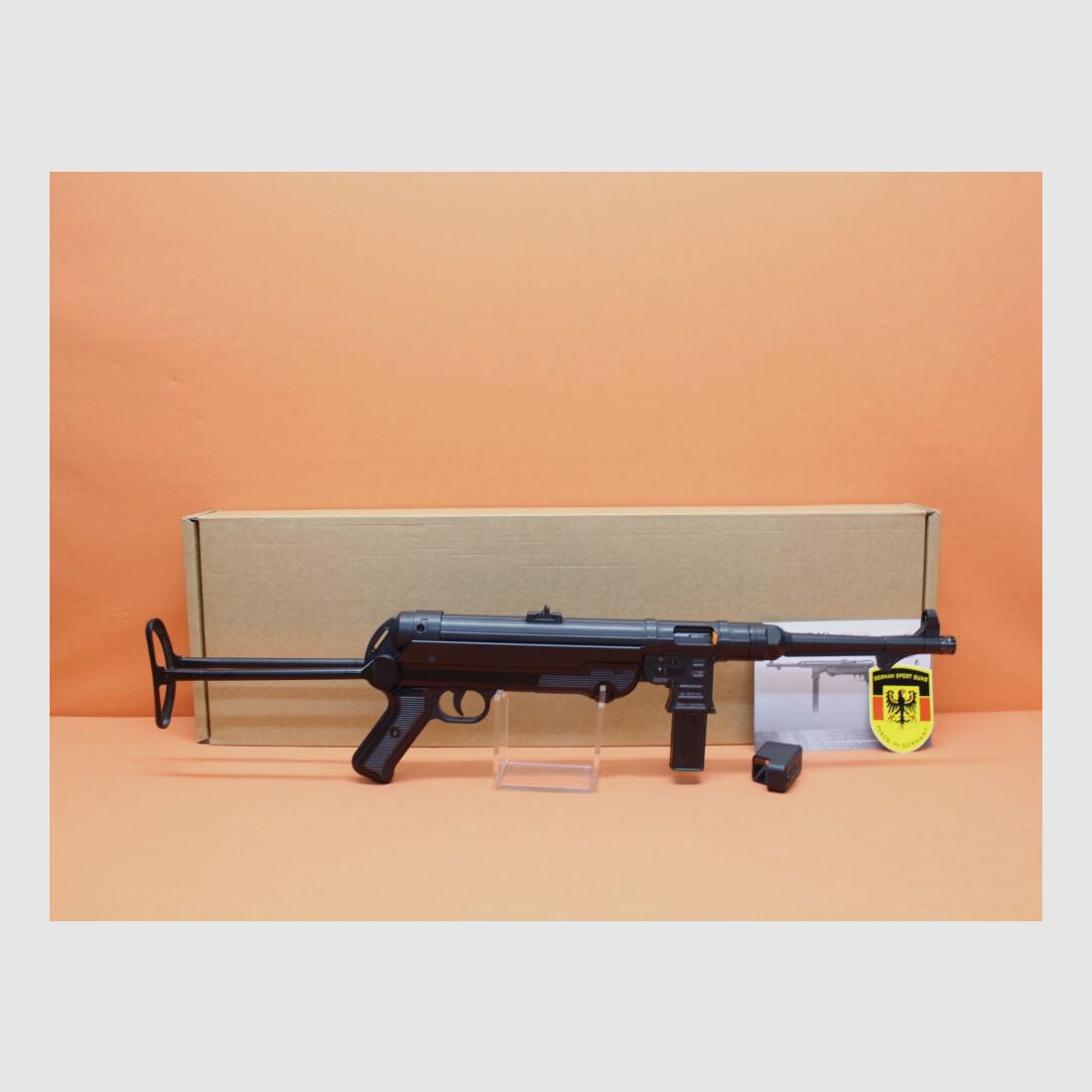 GSG German Sport Guns Ha.Büchse 9mmLuger German Sport Guns GSG-MP40 253mm loop/ klapstock (9mmPara/9x19), afbeelding 3 van 4