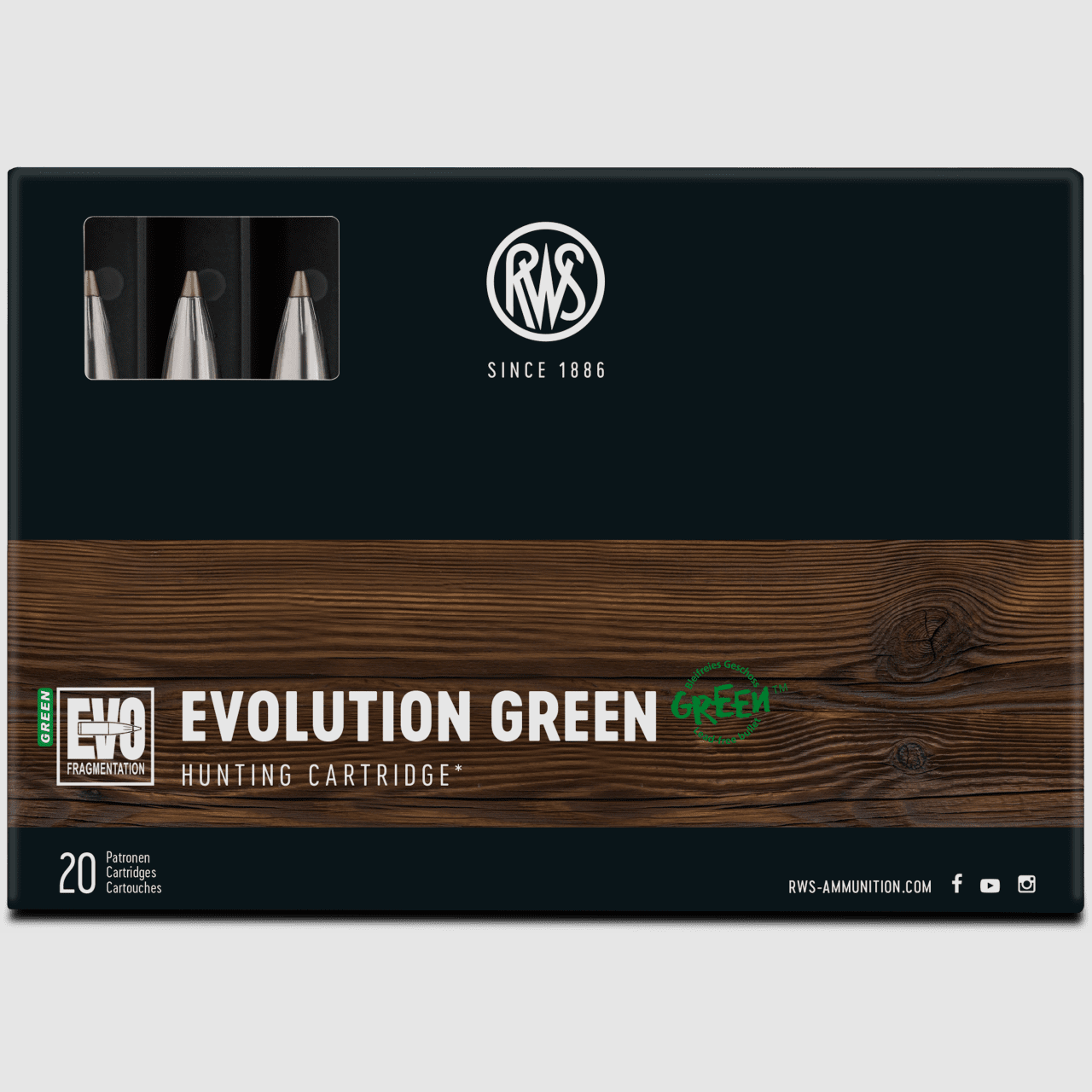 RWS 9,3x64 Evo Green 184 gr. - 20 St.