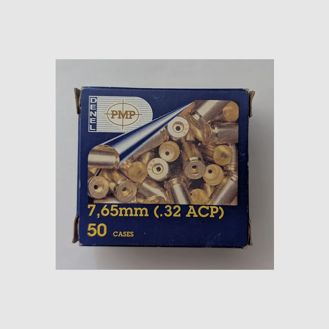 Denel PMP Hülsen 7,65mm Brow. (.32 ACP) 50 Stück