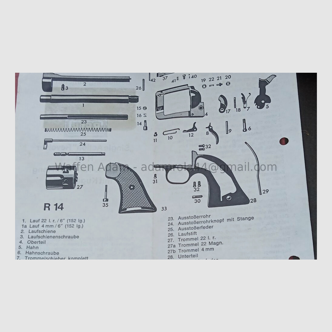 RECK F in de vijfhoek R 20,6 inch looplengte