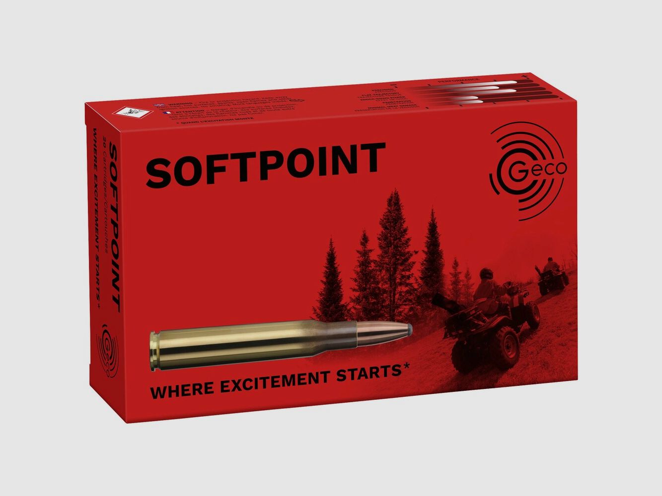 Geco .280 Rem. Softpoint partial coat 10.7g/165grs., image 1 of 3