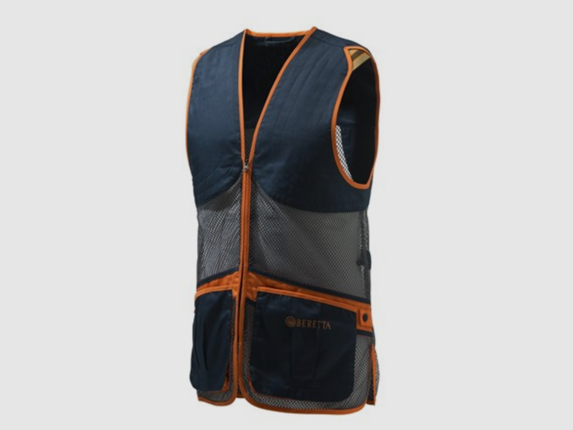 Beretta – Beretta Chaleco de Tiro Full Mesh Azul Oscuro, imagen 3 de 4