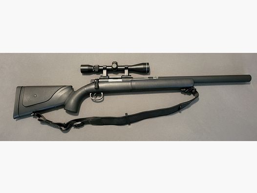 STS rifle with spring pressure, needle rifle with scope and sling