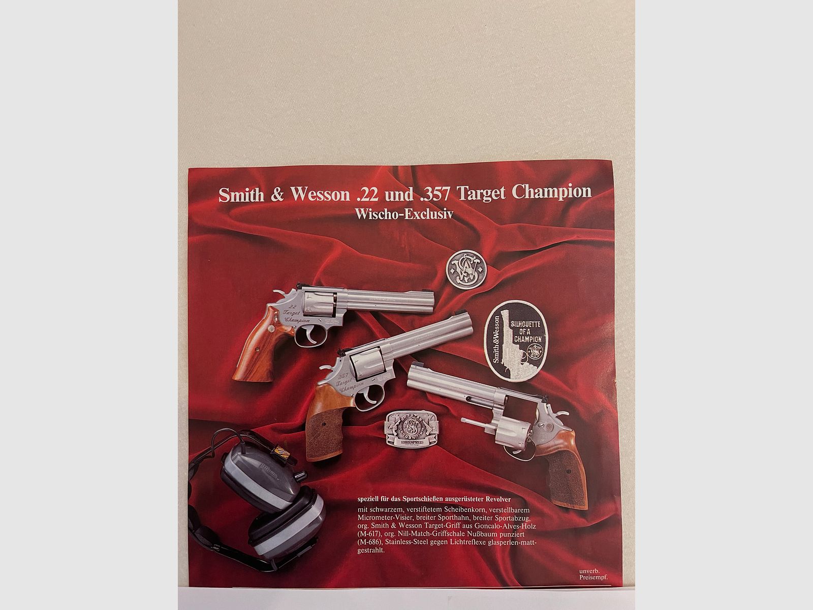 Revólver Smith & Wesson .357 Target Champion