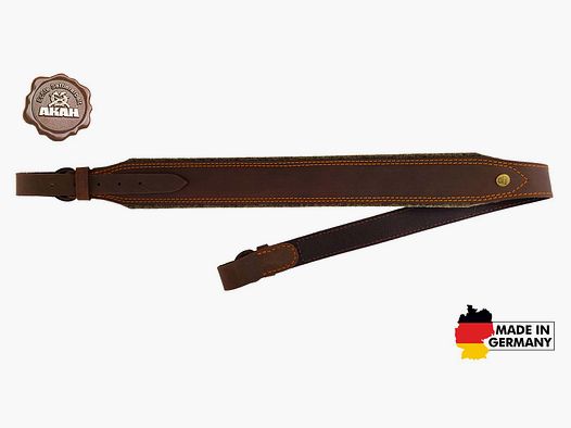 AKAH Gewehrriemen Pull-up Leder mit Wollfilz