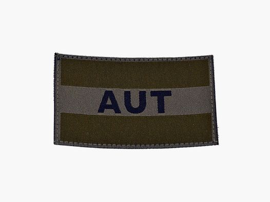 Austria Patch AUT finement brodé desert