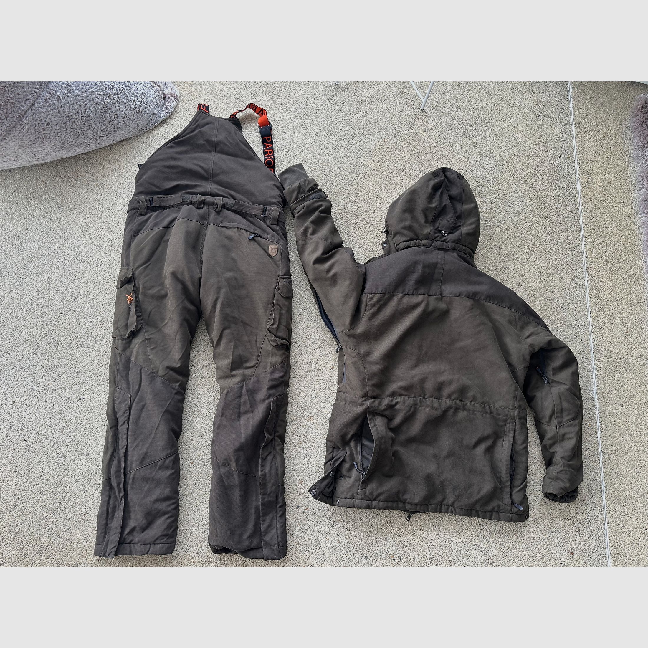 Parforce Ultimate HunTEX Winter Thermo Hose 52/L - Latz mit Hosenträger 