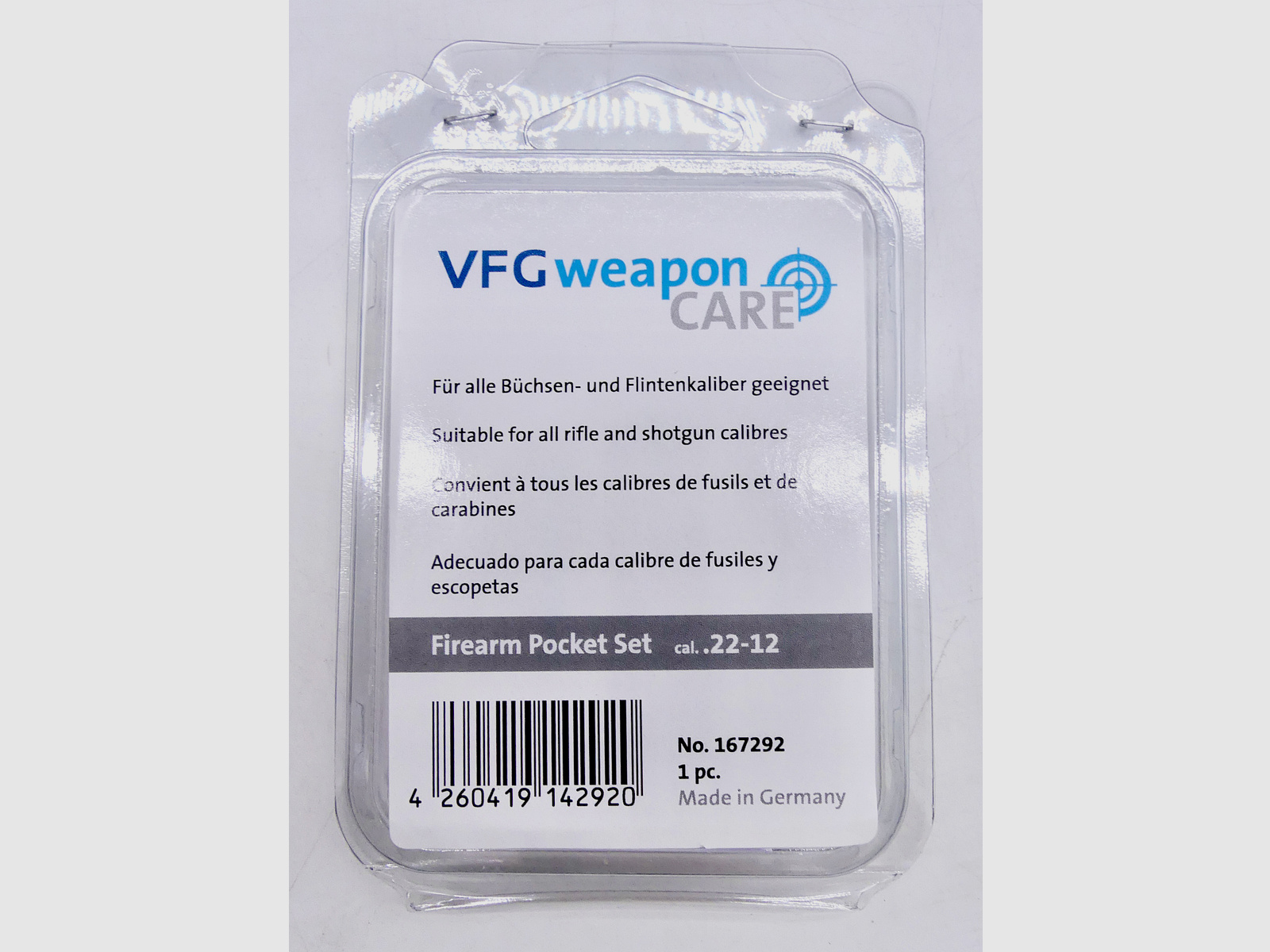 VFG 533 cal. 22-12 Waffenpflege Firearm Pocket Set inkl. Metalldose 1 Stück