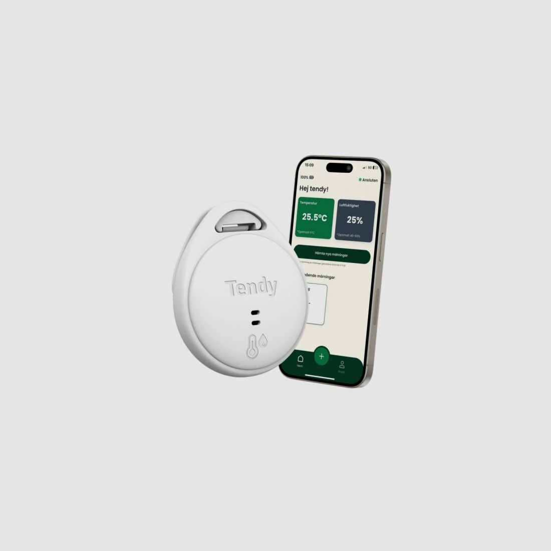 Tendy Nemus Reifungstimer Weiß Bluetooth IP67