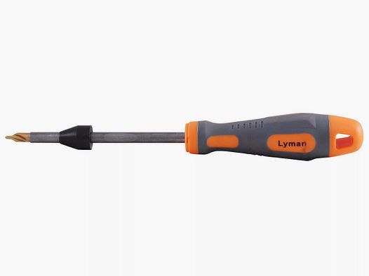 Lyman Flash Hole Uniformer / Reamer per fori di accensione con manico