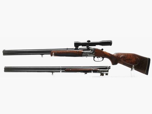 Esha R. Flückiger Suiza - Rifle combinado con cañón intercambiable