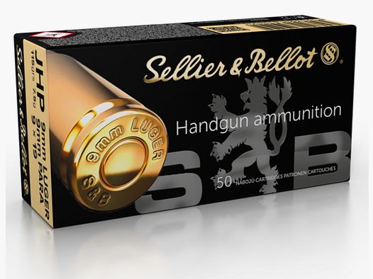 Sellier & Bellot 117732 9mm Luger hollow point 7.5g 115grs.