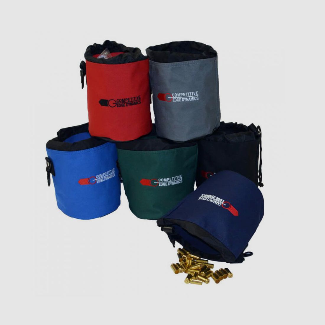 CED Borsa per cartucce in ottone - Nero