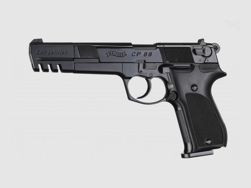 Walther CP88 Comp. CO2 schwarz, 6 Zoll, 4,5mm