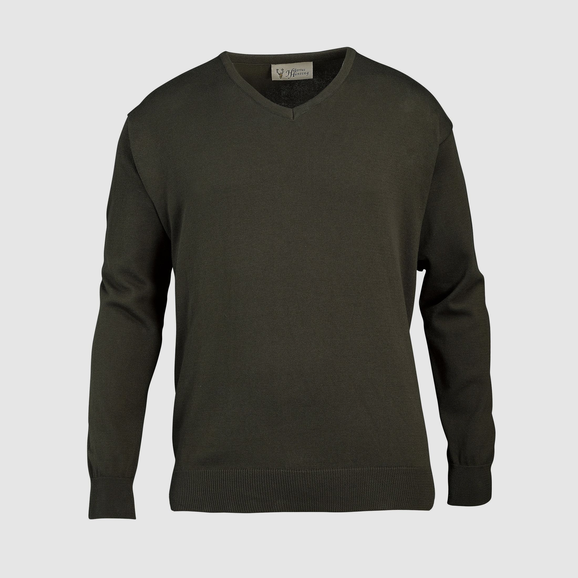 Hubertus Herrenpullover V-Ausschnitt