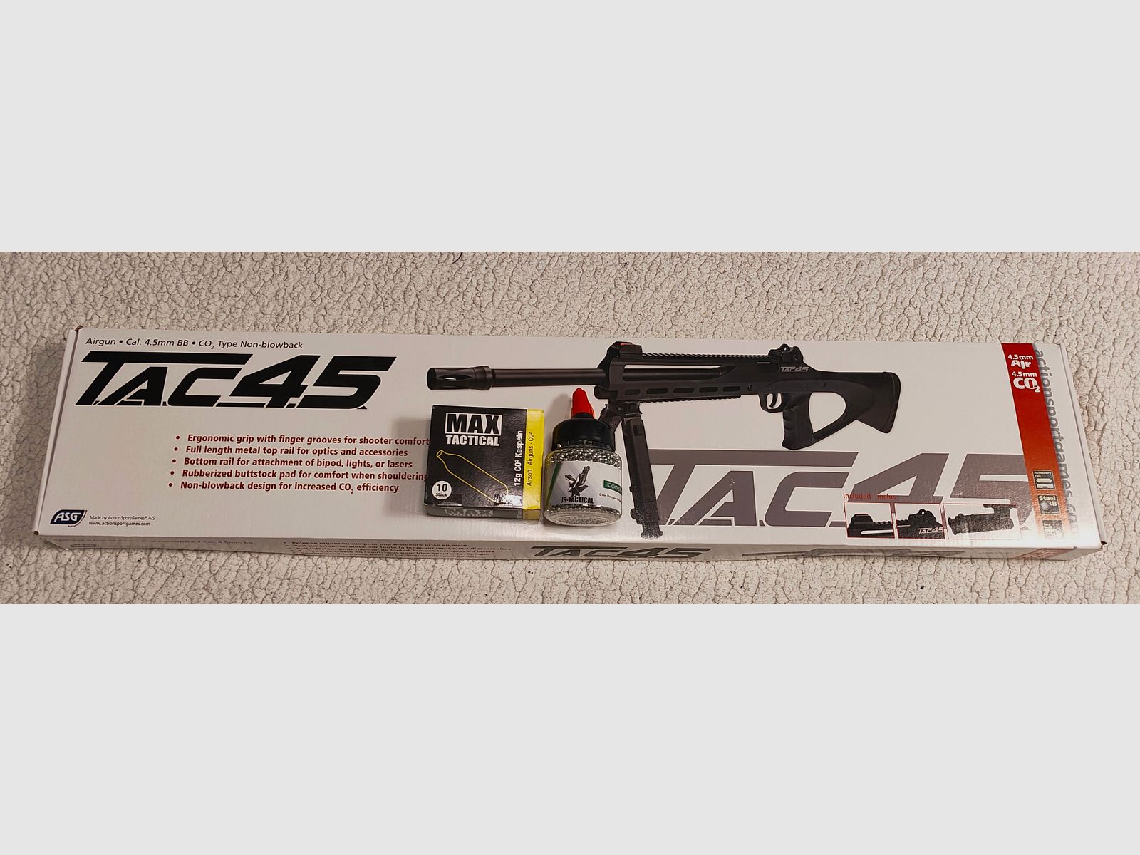 ASG TAC 45 Co2 Geweer gebruikt