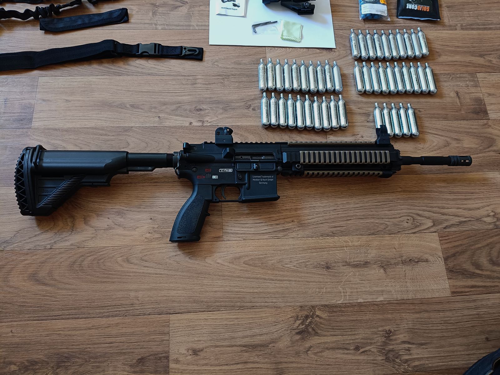 Umarex T4E HK416 cal.43  Sammlung Auflösung TPM1 Glock 17