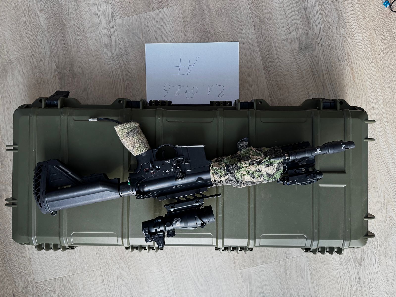SAC Wolverine Arcturus FC GR16, HPA Black più Beretta M9 GBB