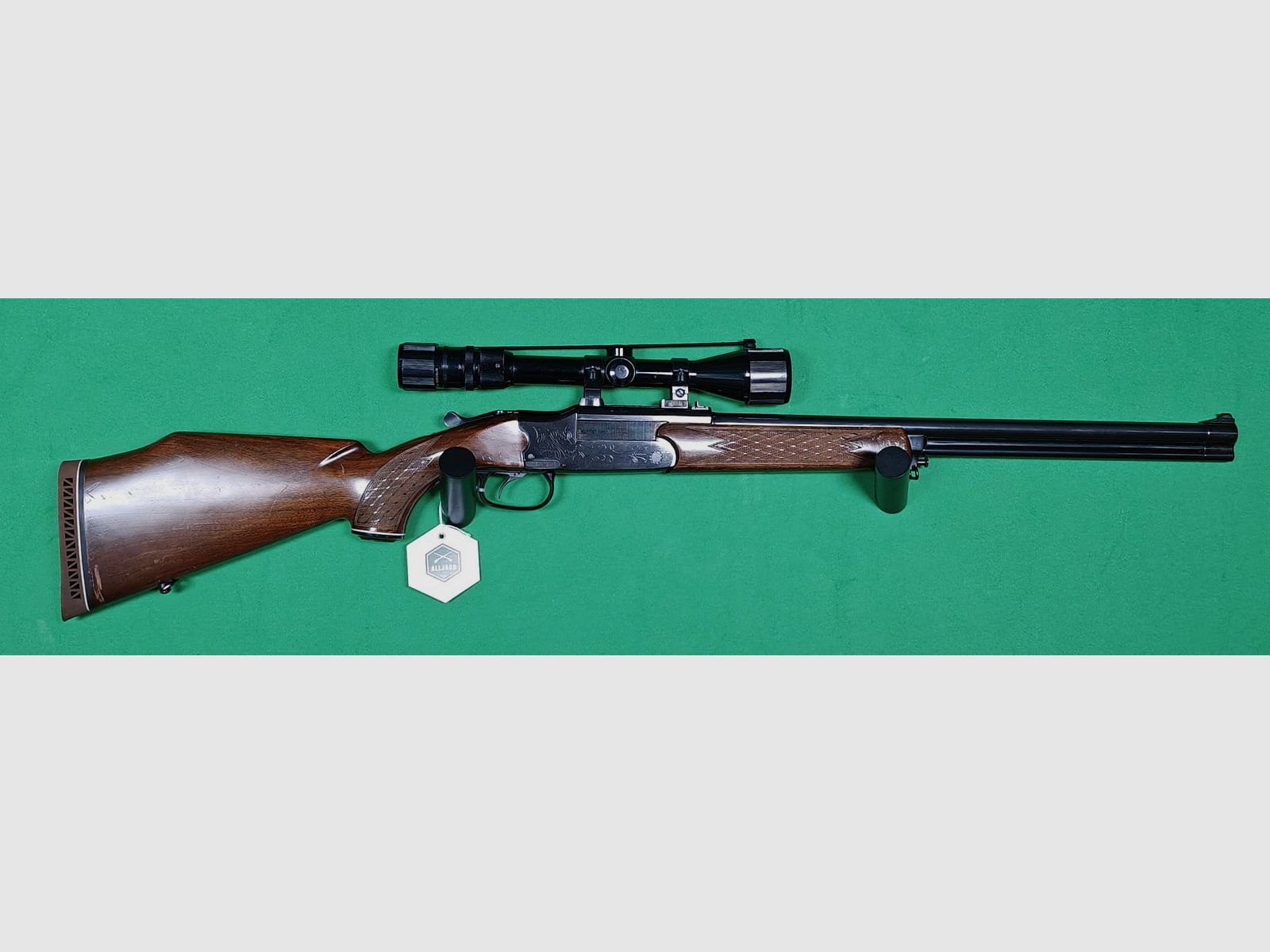 Voere BBF 5.6x50R Mag. 16/70 with scope & hand lever