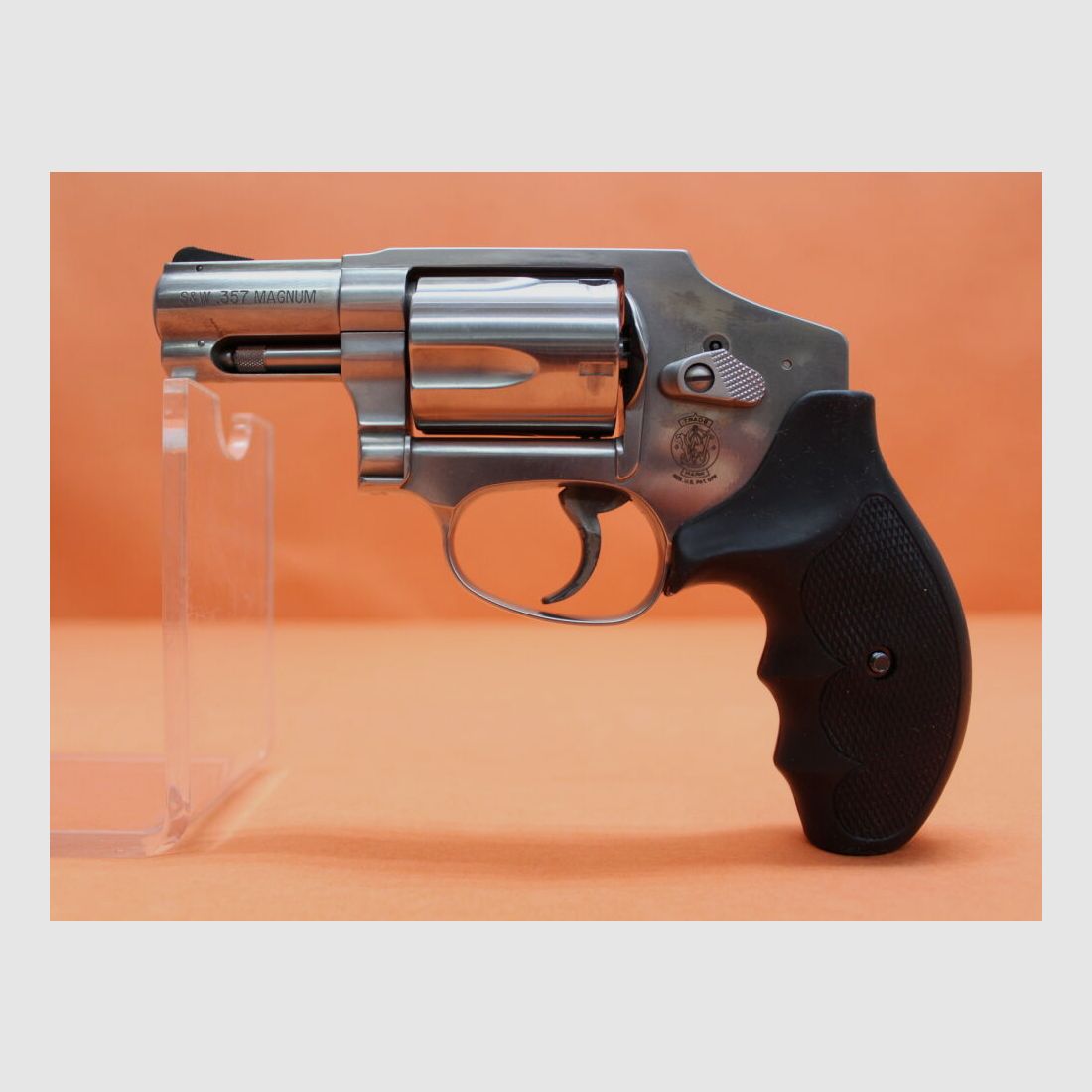 Smith & Wesson Revolver .357Magnum Smith&Wesson/ S&W 640-3 Stainless, 2 1/8" Lauf mit Rampenkorn/ Gummigriff/ DAO