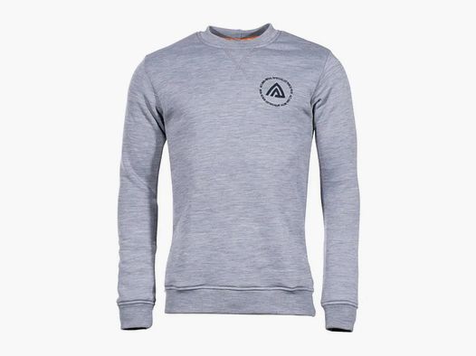 aclima Aclima Pullover FleeceWool Crew Neck grey melange