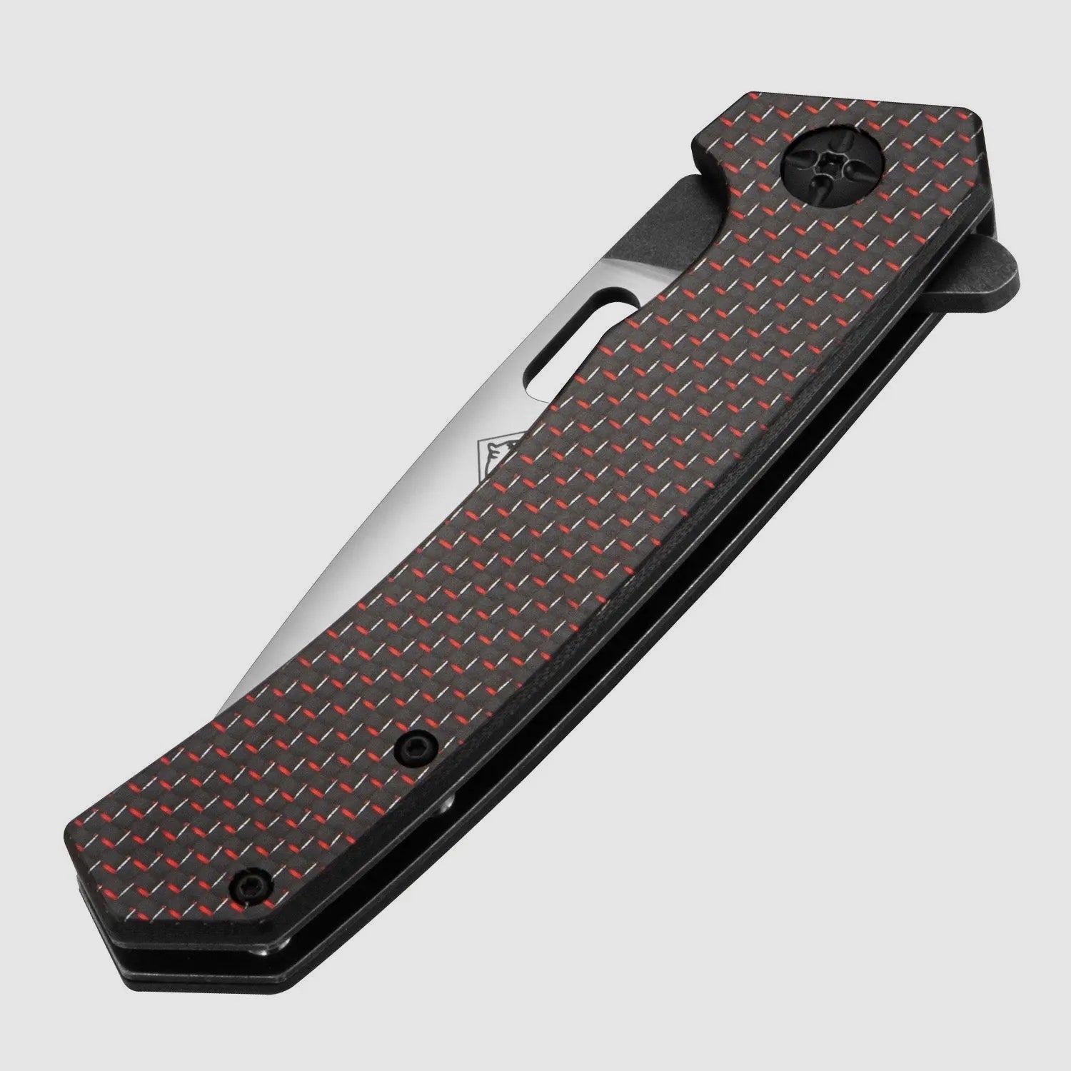 PUMA TEC Couteau Pliant, Carbone avec Clip