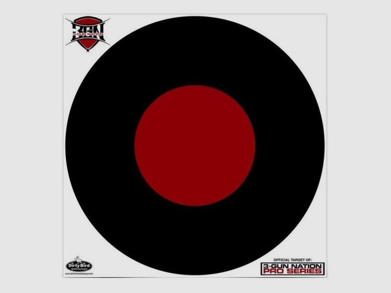 5 targets 3Gun Nation 44cm