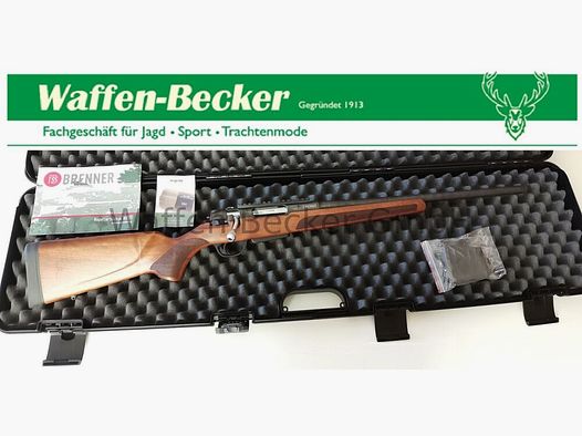 Brenner Brenner BR20 Cal. .308Win. LL:51cm M15x1 filettatura della volata, calcio in legno