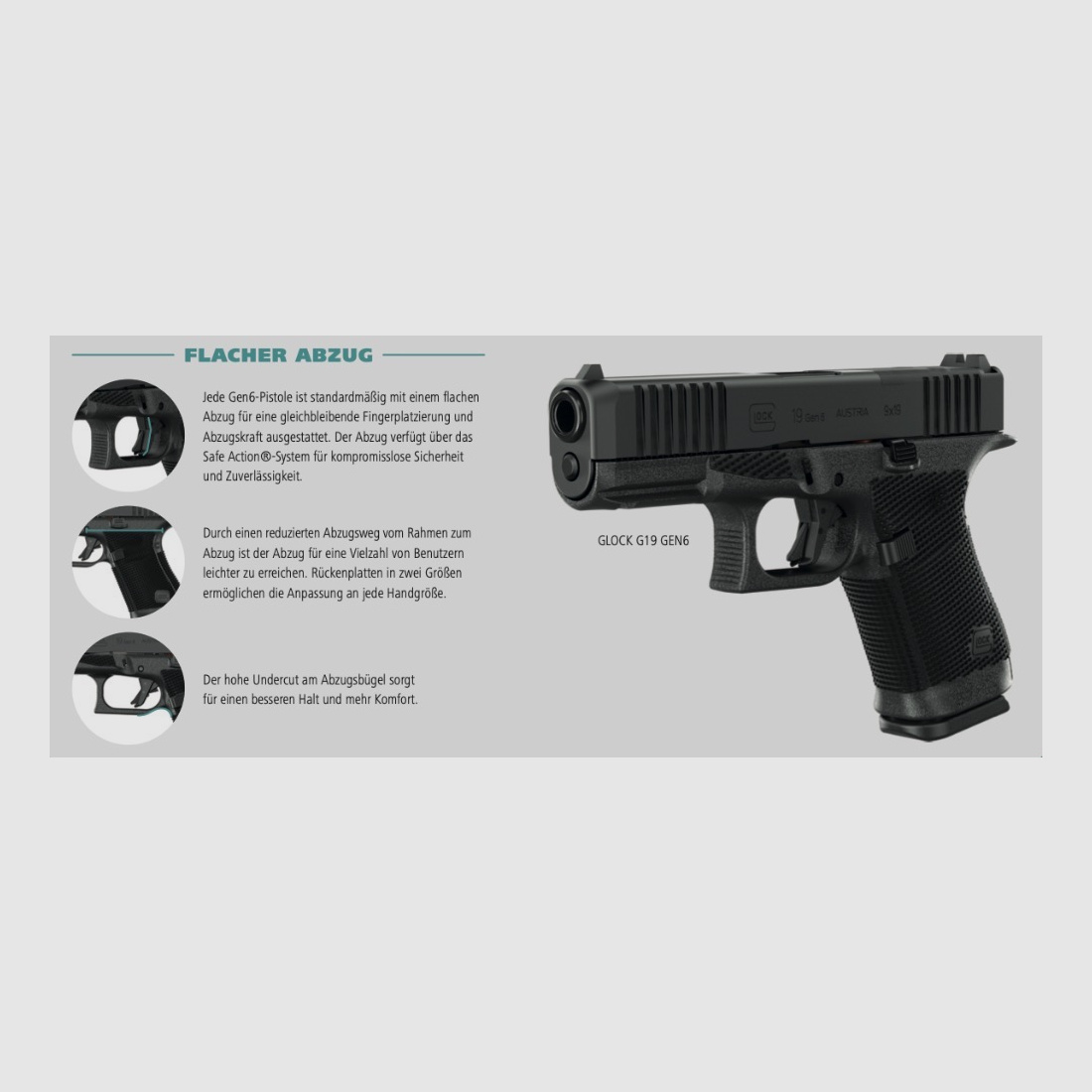 GLOCK 19 Gen6 OR  / 9mm