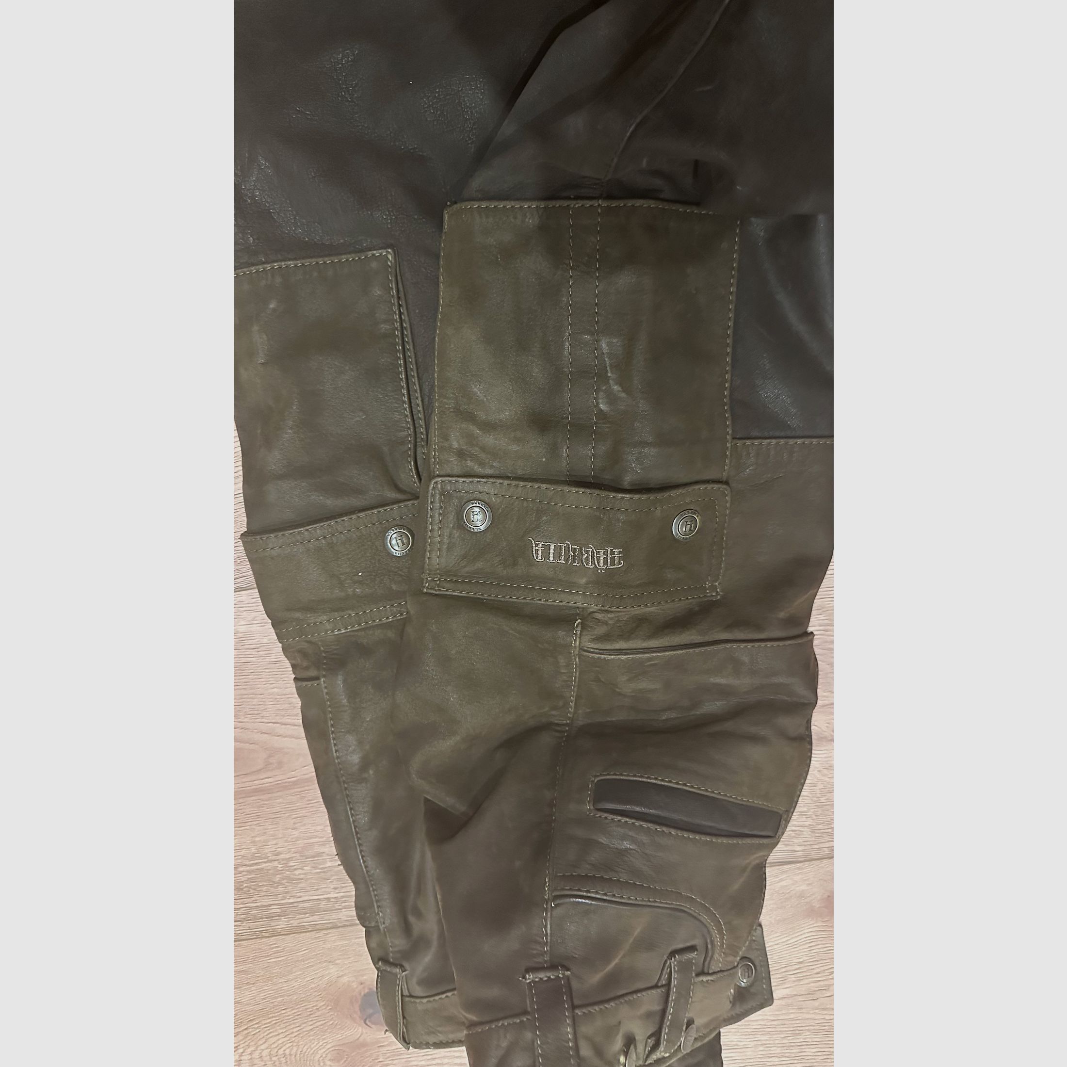 Härkila Angus Hose Leder Lederhose 