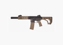 AR15 SilentOps 7 Calowe CHARLIE EAGLE ETU Tan/Czarny S-AEG Karabin Airsoft Wolny od 18 Lat | Delta Armory