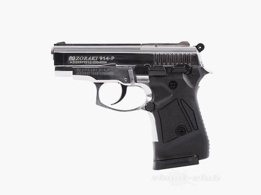 Zoraki 914-P Schreckschusspistole Chrom 9mm P.A.K.