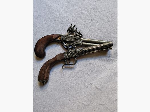 2 pistole decorative in stile antico – repliche – come coppia