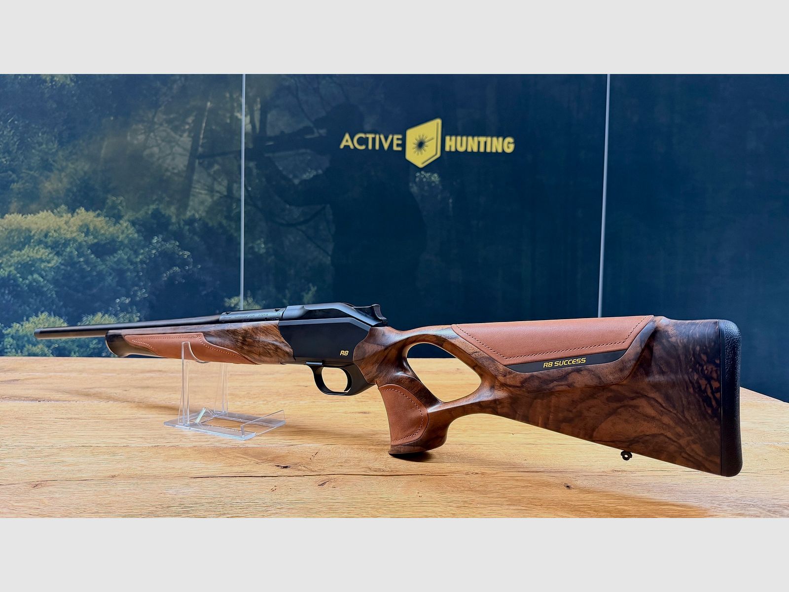 Blaser R8 Success / HK7 Super Finish matt / Chesterfield Leder / Stahlkugel gerändelt / Kaliber & Lauflänge nach Wahl / M15x1 Gewinde / ATEMBERAUBEND, Bild 2 von 11