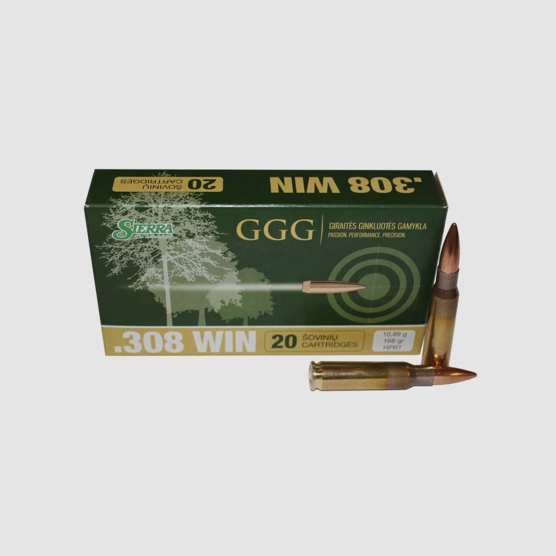 GGG Sierra Match King HPBT 190grn .308Win (20 Stk.)