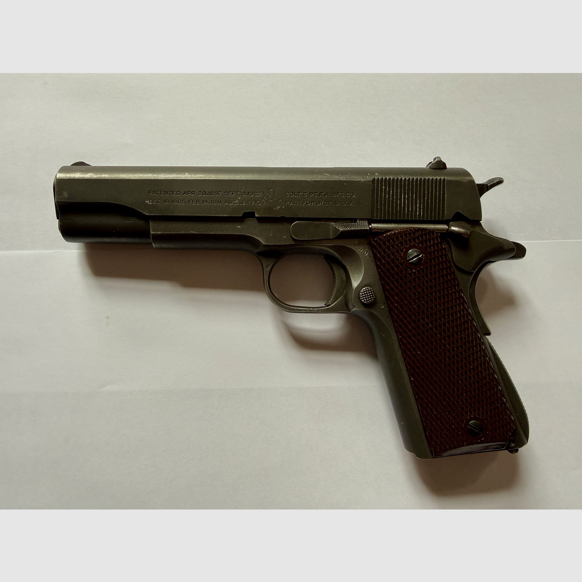 Colt M1911A1 – US Army WWII – 1943 – original, matching-tendenz, GHD