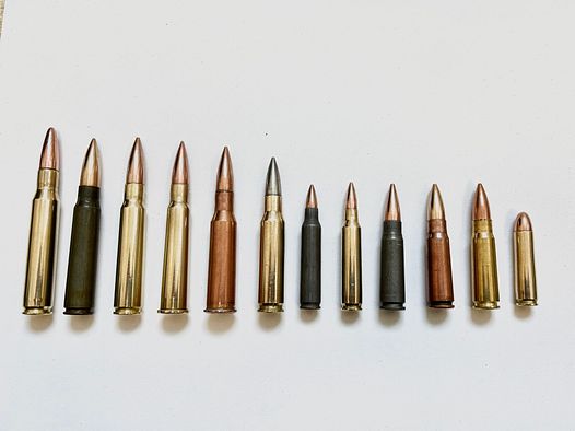 ••• Lot de cartouches Dekopatronen / Collection d'armes longues 12 pièces •••