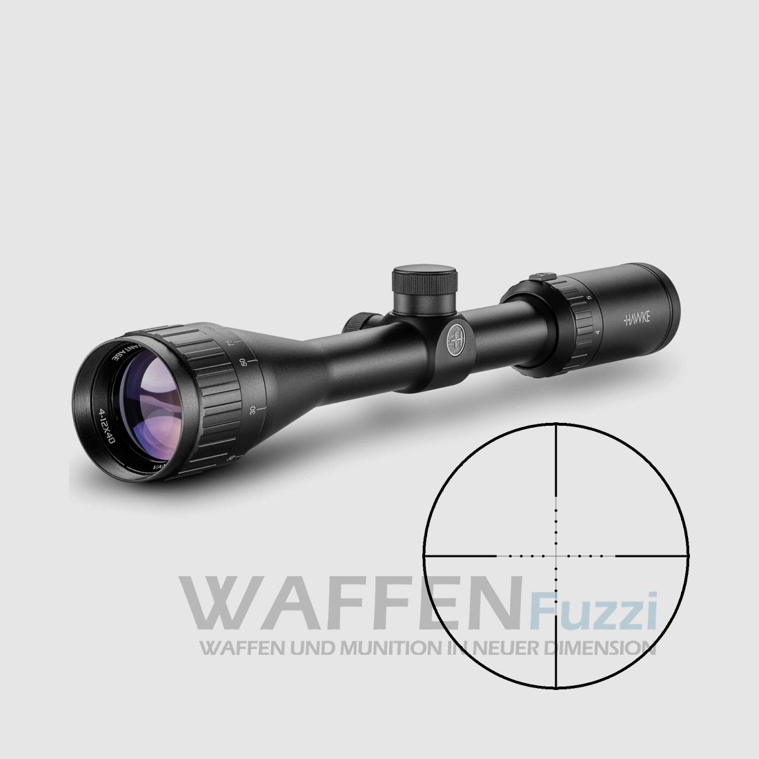 Hawke Vantage 4-12x40AO MilDot riflescope