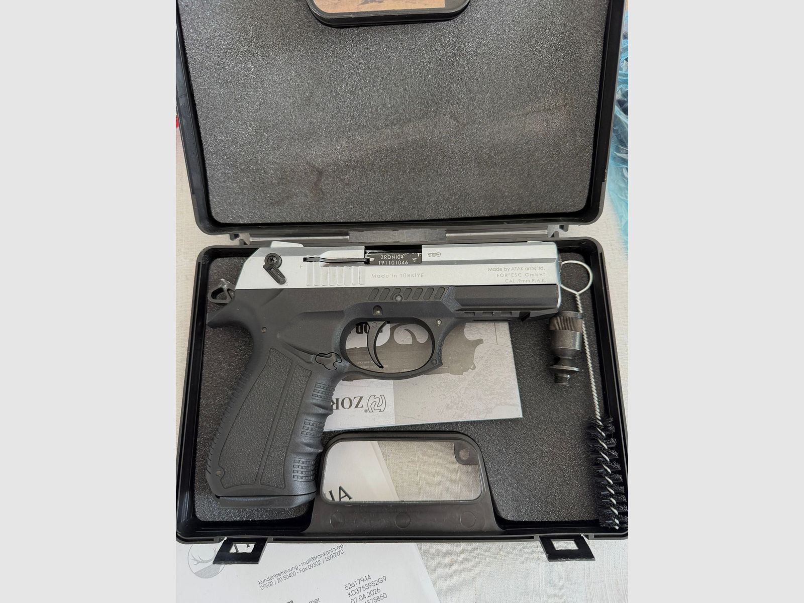 Zoraki Mod 2918 Cal 9mm P.A.K