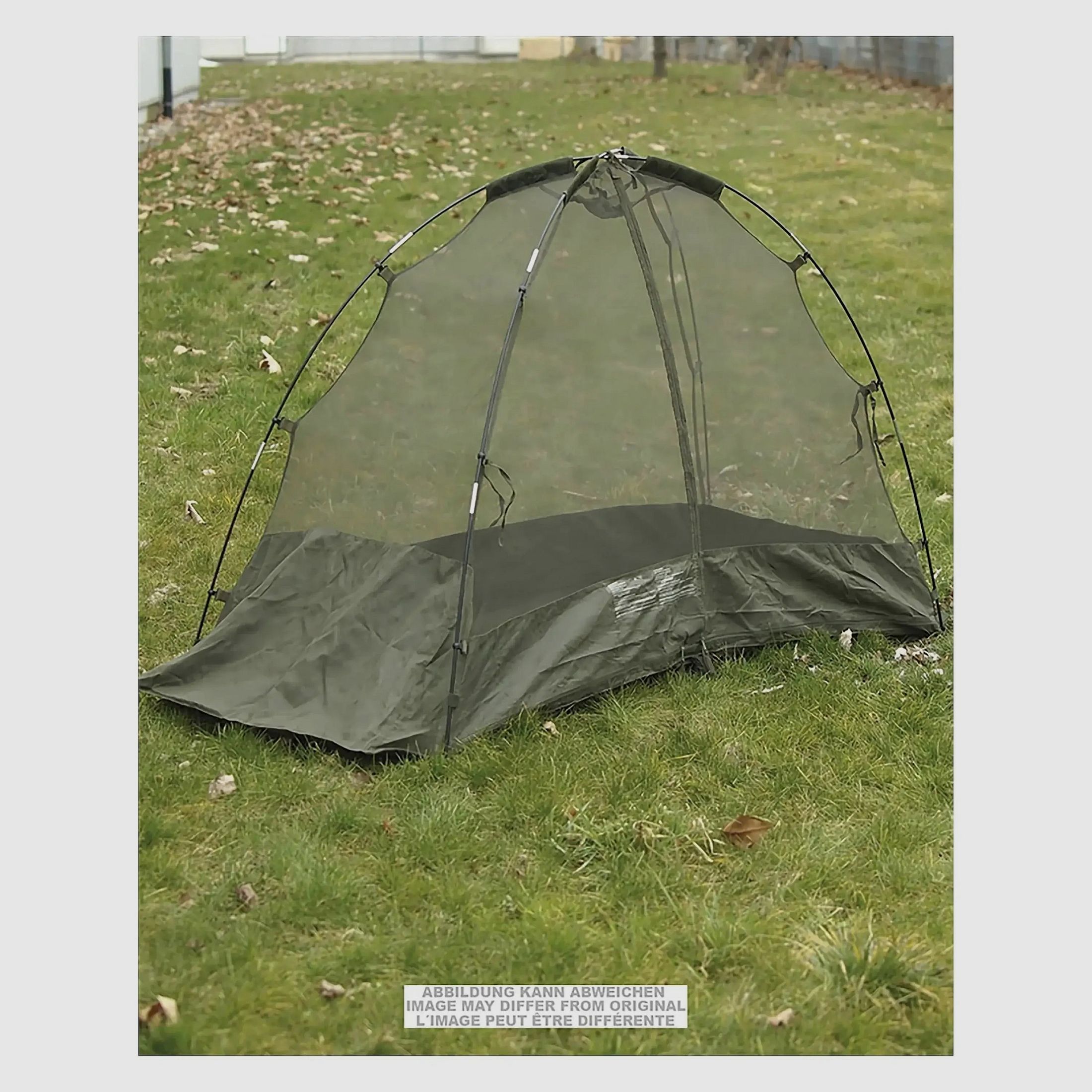 British Army British Army British Mosquito Tent with Poles used olive