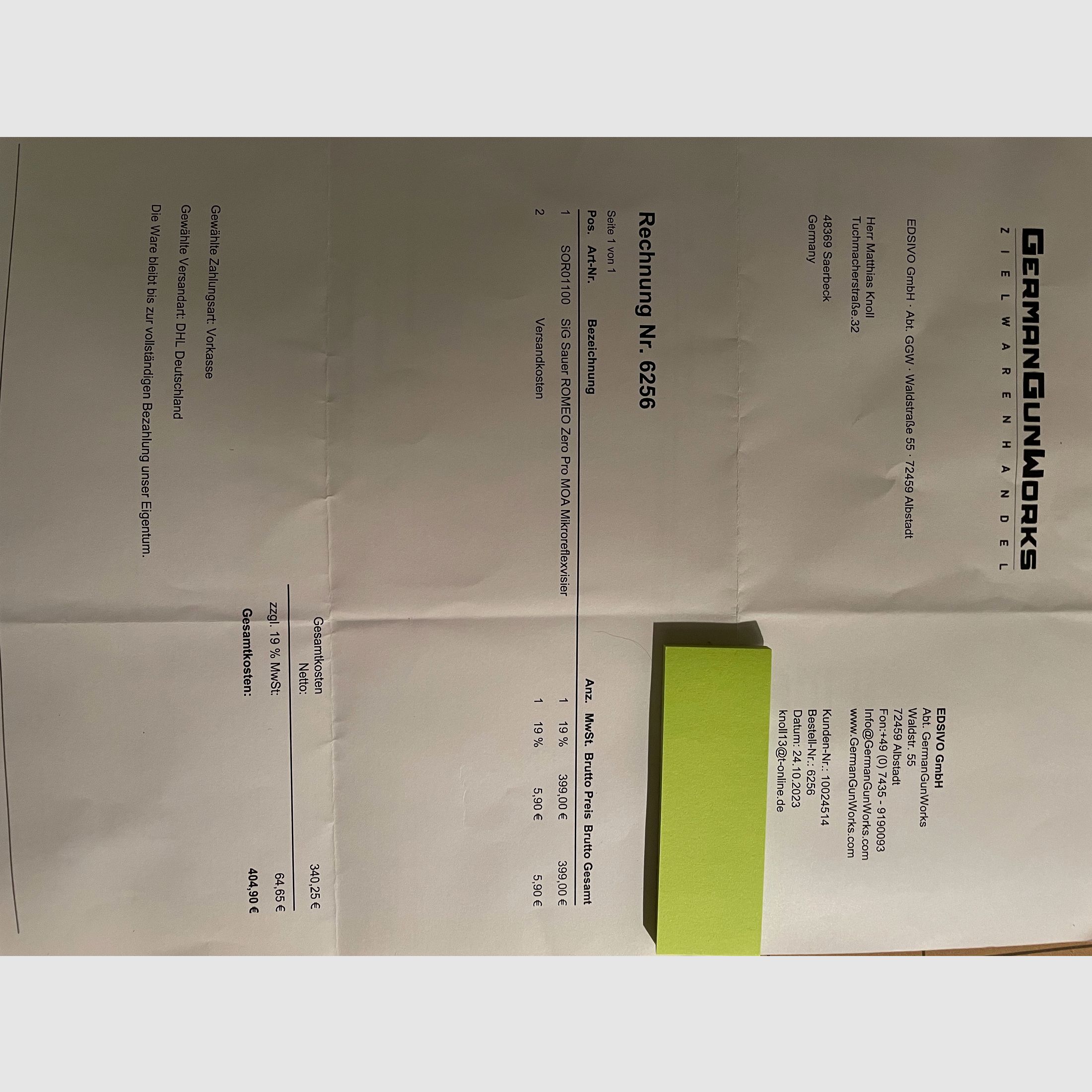 Sig Sauer Romeo Zero Pro