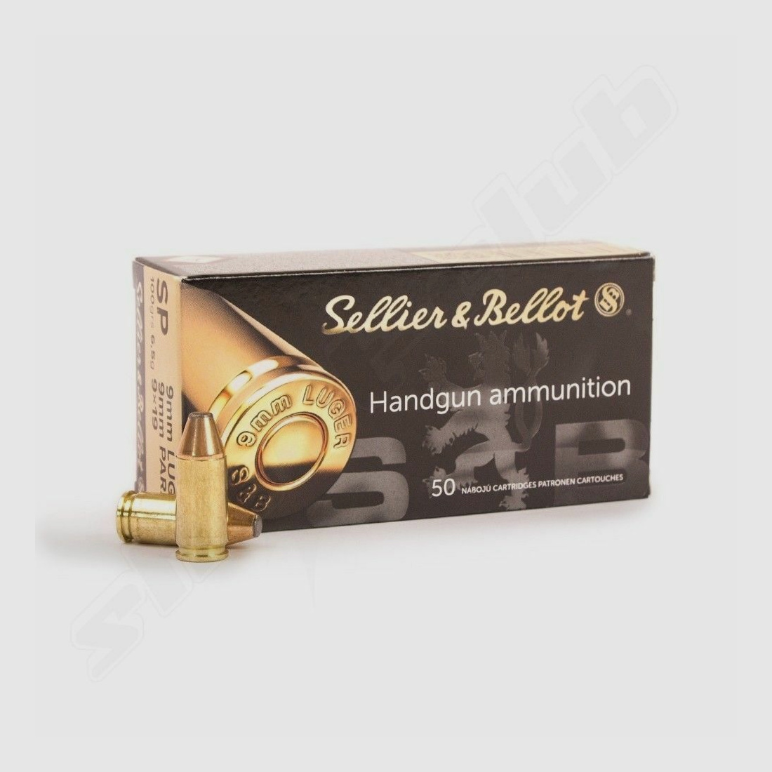 Sellier & Bellot SP 100grs 50Schuss 9mmLuger