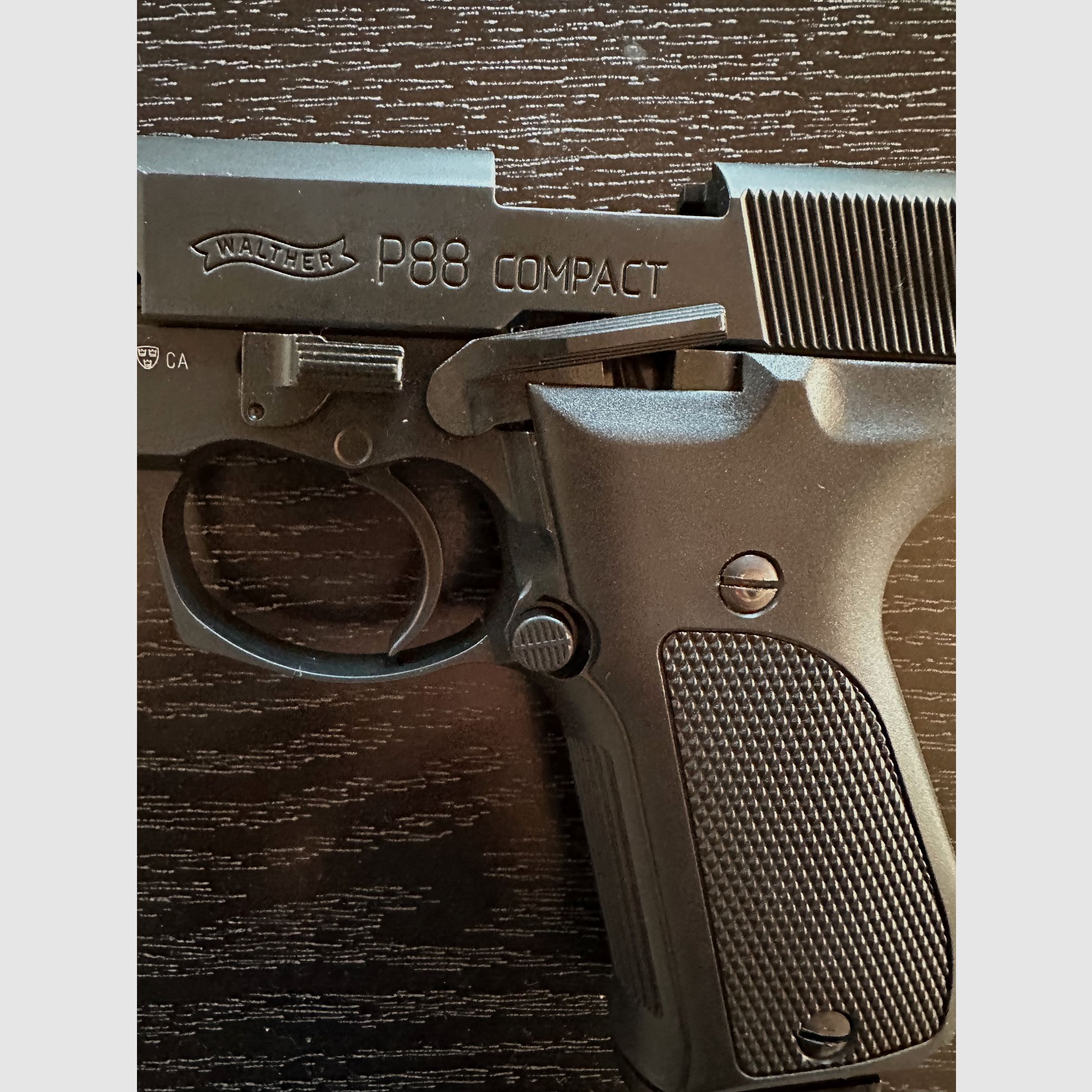 Wahlter P88 Compact  9mm P.A.K in Schwarz 