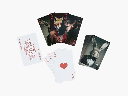 AKAH 'Wild Gentleman' Cartes à jouer