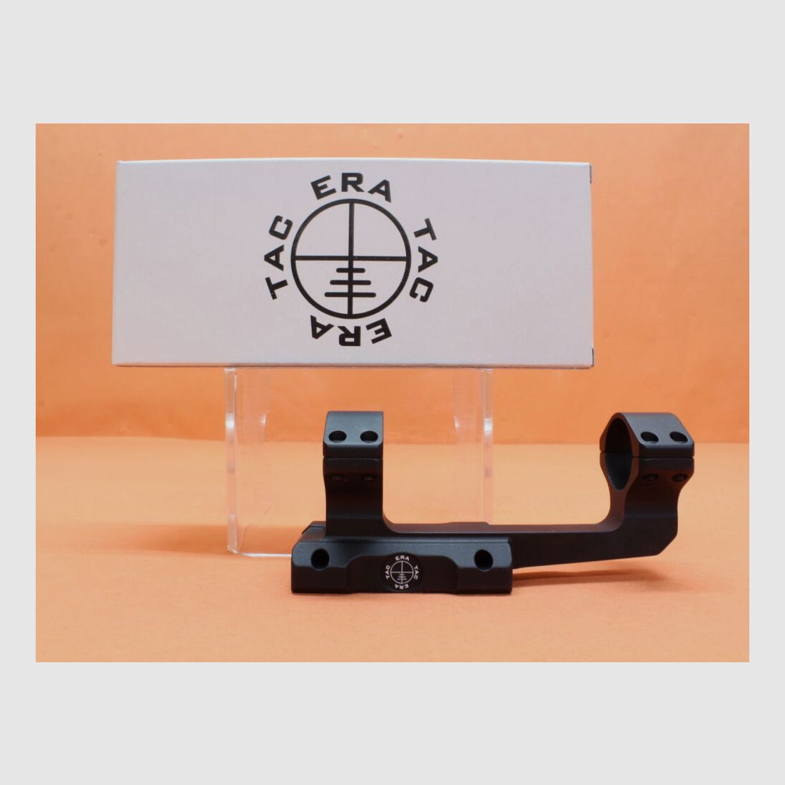 Recknagel Era-Tac Blockmontage 1" (T3022-0024) UL ultraleicht Alu schwarz für Picatinnyprofil BH=24,3mm