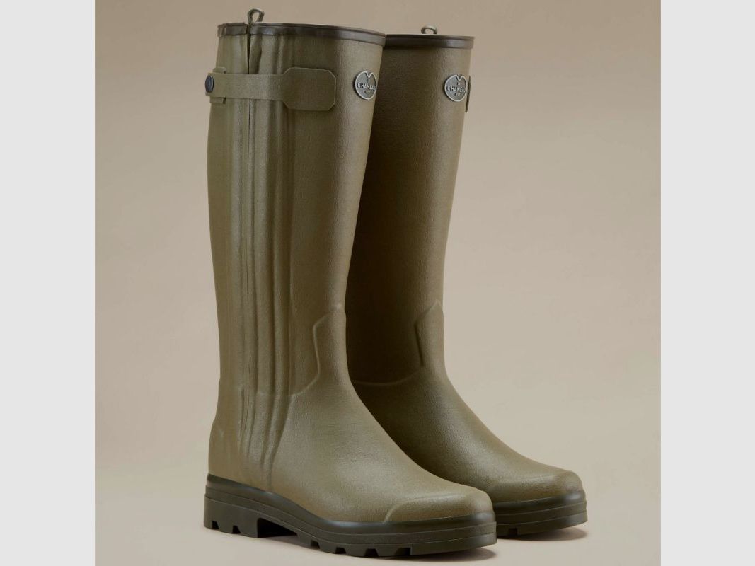 Bottes en Caoutchouc Le Chameau "Chasseur" avec Doublure en Cuir, image 4 sur 8