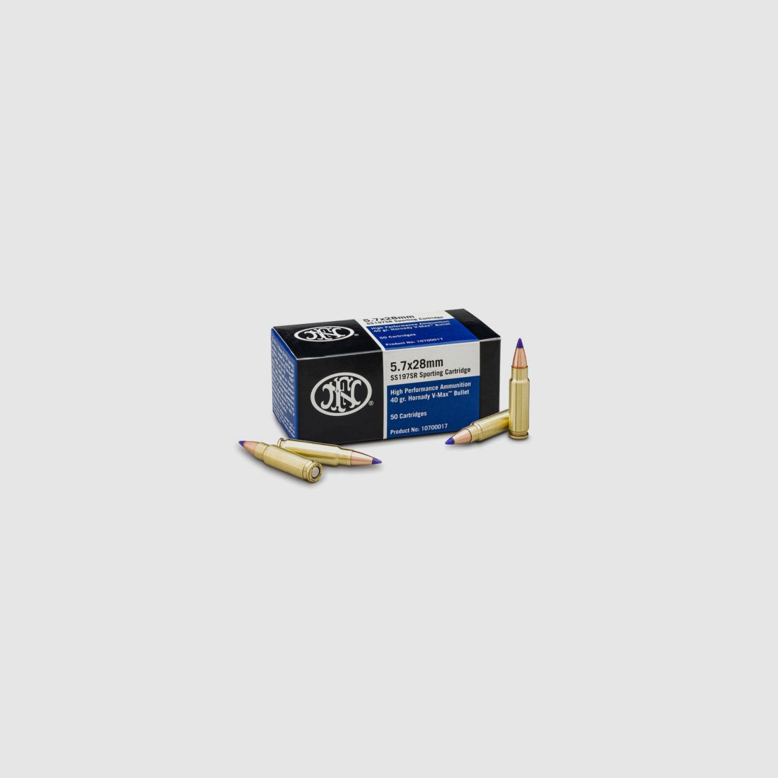 FN SS197SR Kal.5,7 x 28 mm 40gr Hornady V-Max 50 Stk, Bild 1 von 2