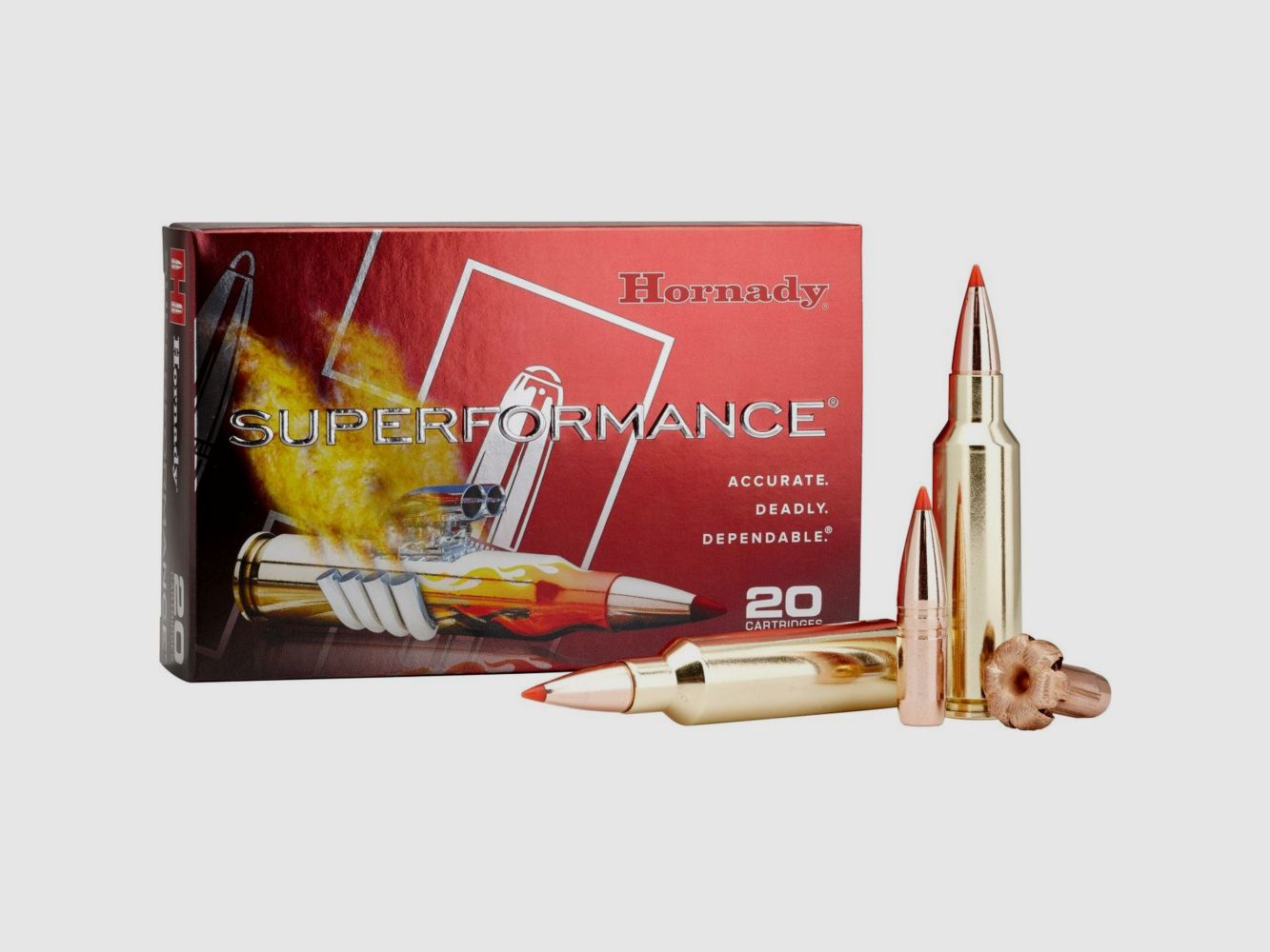 Hornady Ammo .308 Win Superformance 10,7 g / 165 gr CX VE20