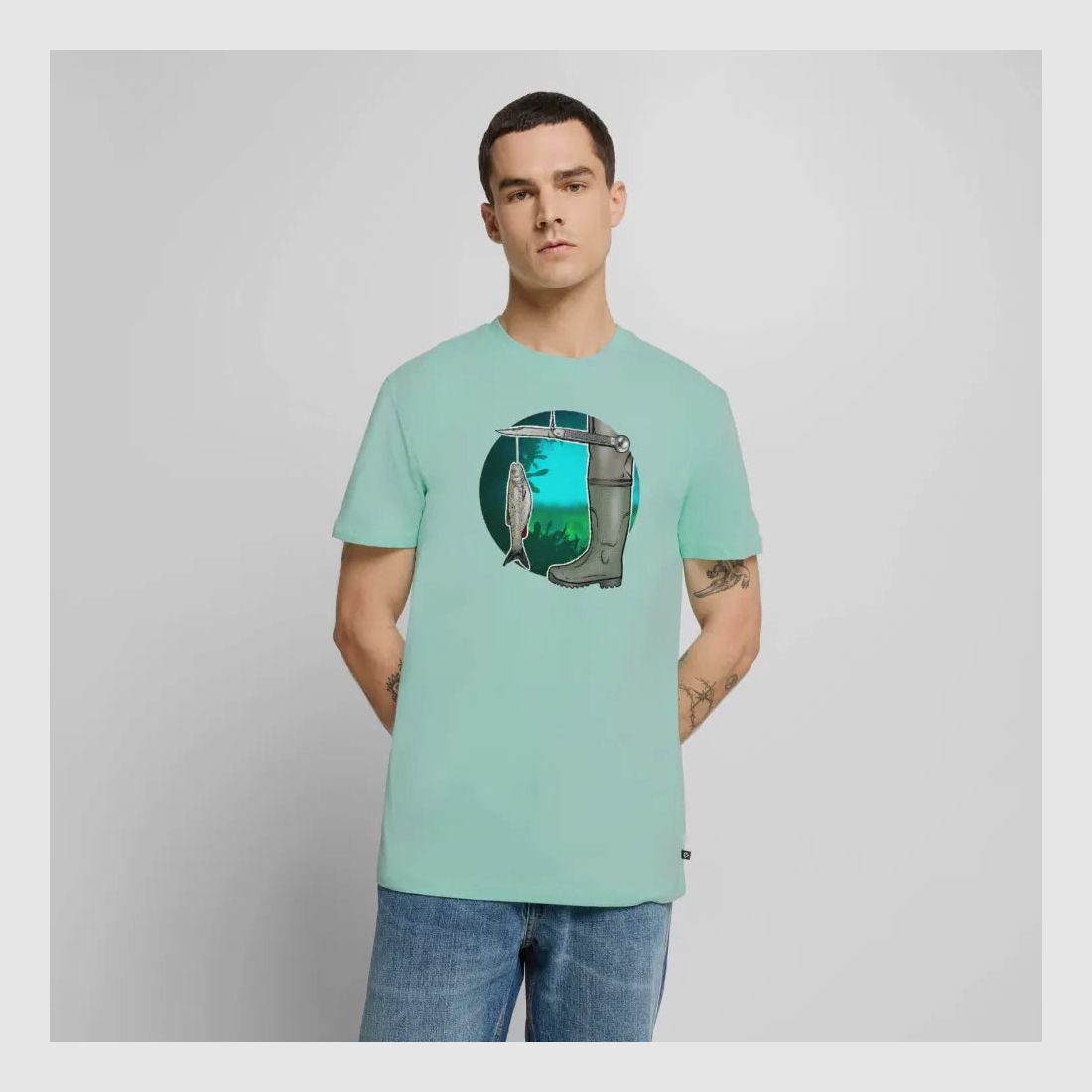 PUMA Men´s Premium T-Shirt „Waagemesser – Petri Heil"