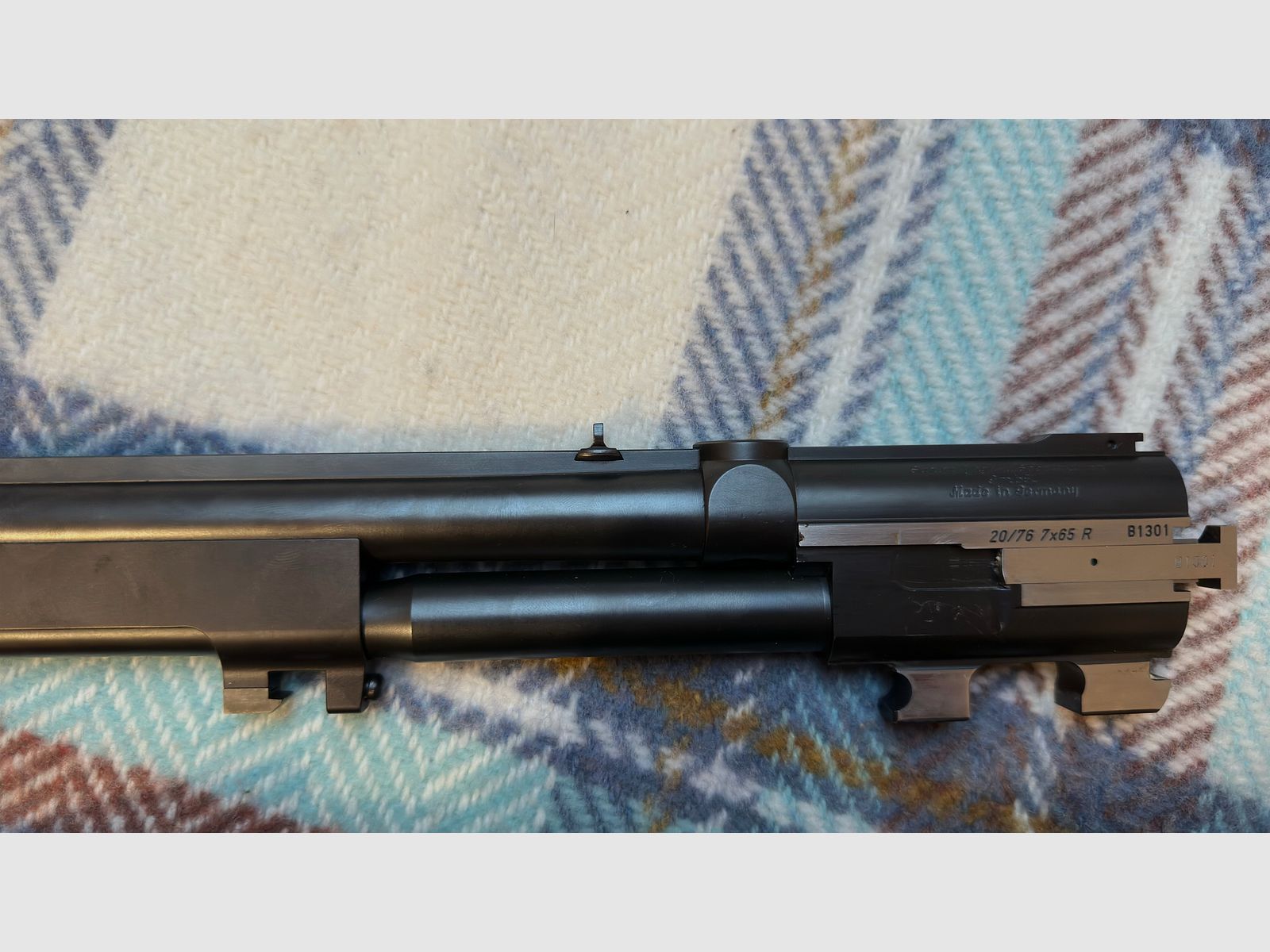 Merkel SLII Simson Bockbüchsflinte thermostabil Handspannung 7x65R 20/76